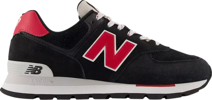 Кроссовки New Balance 574 Rugged 'Black Red', черный