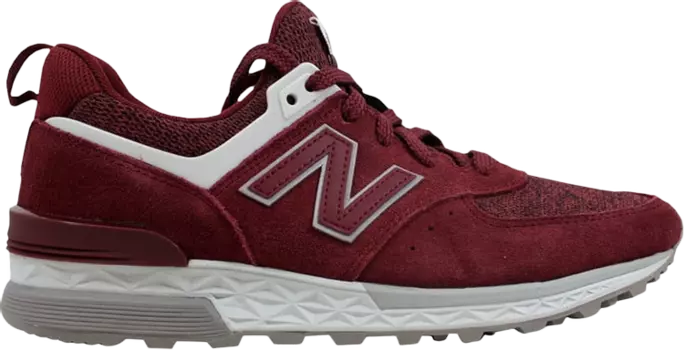 Кроссовки New Balance 574 Sport, бордовый/серый