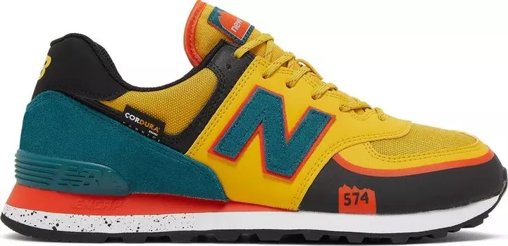 Кроссовки New Balance 574T 'Harvest Gold Blaze', желтый