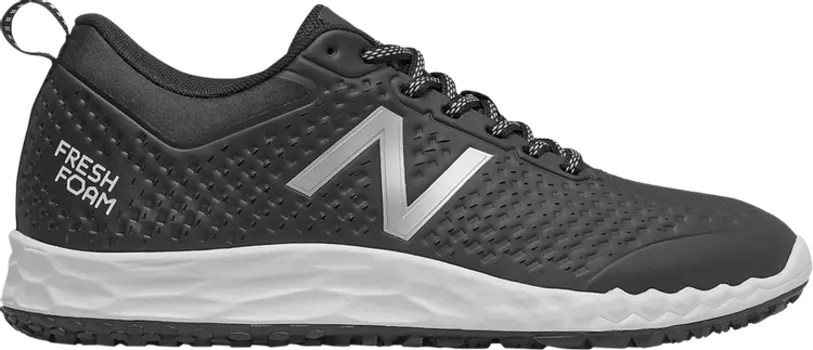 Кроссовки New Balance 806v1 2E Wide 'Black Silver Metallic', черный