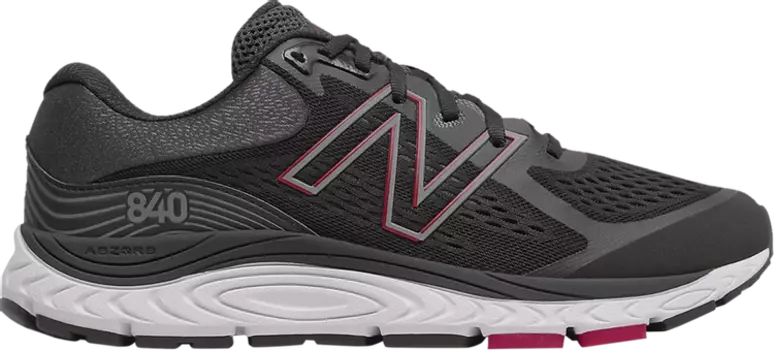 Кроссовки New Balance 840v5 2E Wide 'Black Horizon', черный