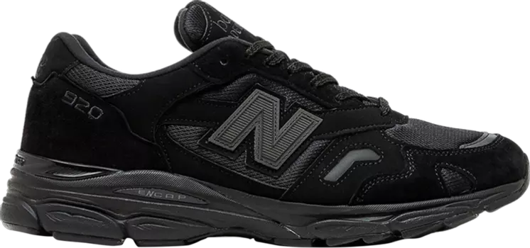 Кроссовки New Balance 920 Made in England 'Triple Black', черный