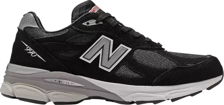 Кроссовки New Balance 990v3 Made In USA, черный/серый