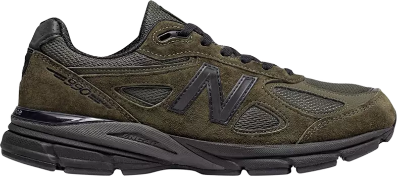 Кроссовки New Balance 990v4 Made in USA 'Military Green', зеленый