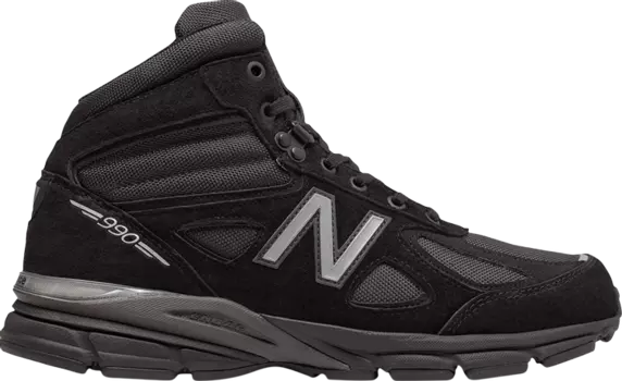 Кроссовки New Balance 990v4 Mid Made in USA 'Black Grey', черный