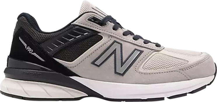 Кроссовки New Balance 990v5 Made in USA 'Light Grey Navy', серый