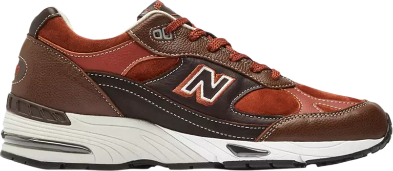 Кроссовки New Balance 991 Made in England 'Gentleman's Pack', коричневый