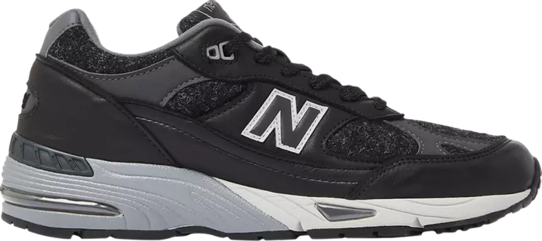 Кроссовки New Balance 991 Made in England 'Harris Tweed', черный