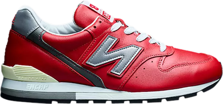 Кроссовки New Balance 996 'Smooth Leather Red', красный