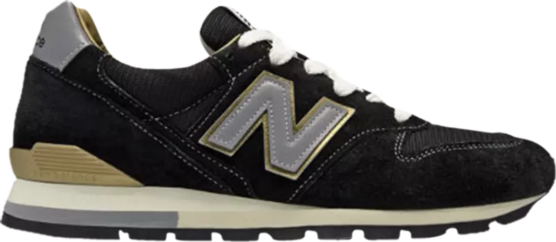 Кроссовки New Balance 996 Made In USA 'Black Gold', черный