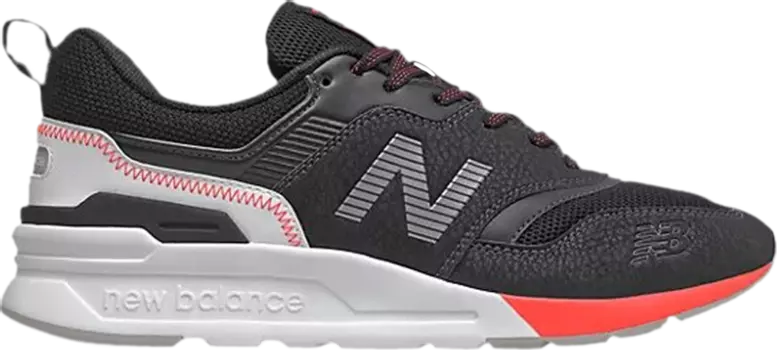 Кроссовки New Balance 997H 'Black Energy Red', черный