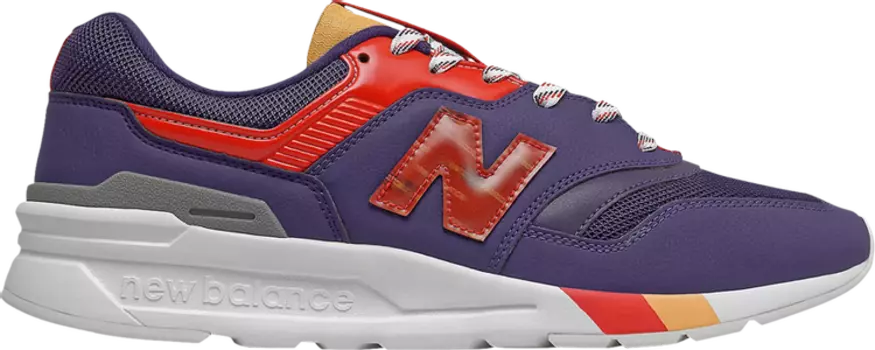 Кроссовки New Balance 997H 'Virtual Violet Velocity Red', фиолетовый