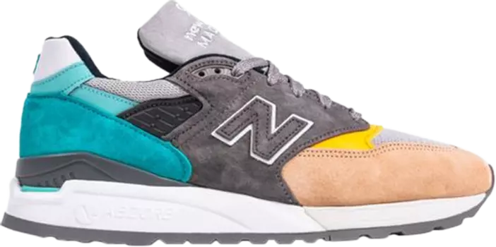 Кроссовки New Balance 998 Made In USA 'Sand Teal', серый