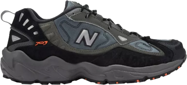 Кроссовки New Balance AAPE x 703 'Black', черный