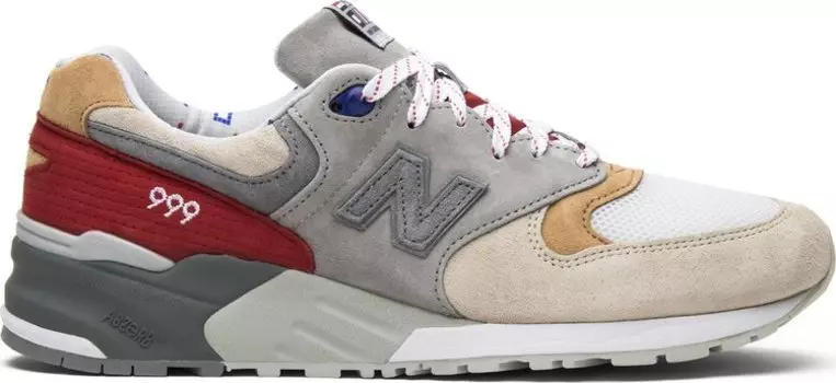Кроссовки New Balance Concepts x 999 Made in USA 'Hyannis Red', серый