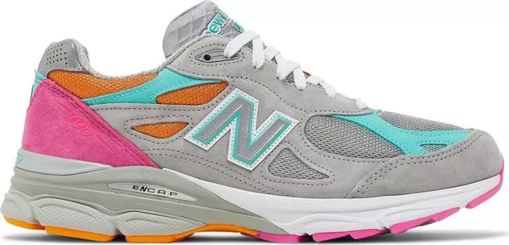 Кроссовки New Balance DTLR x 990v3 Made In USA 'Miami Drive', серый