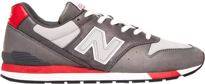 Кроссовки New Balance FIGS x 996 'Charcoal Red', серый