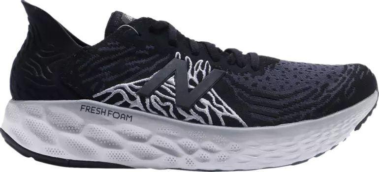 Кроссовки New Balance Fresh Foam 1080 Wide 'Black Grey', черный
