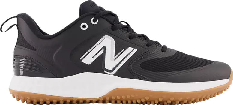 Кроссовки New Balance Fresh Foam 3000v6 Turf 'Black White Gum', черный