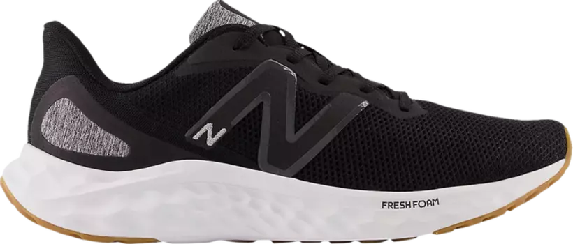 Кроссовки New Balance Fresh Foam Arishi v4 'Black Silver Gum', черный