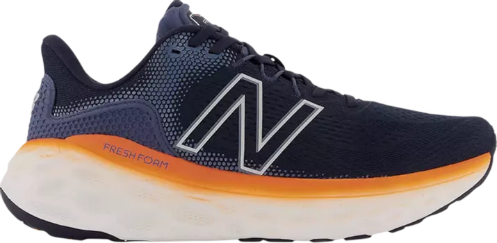 Кроссовки New Balance Fresh Foam More v3 'Eclipse Vibrant Orange', синий