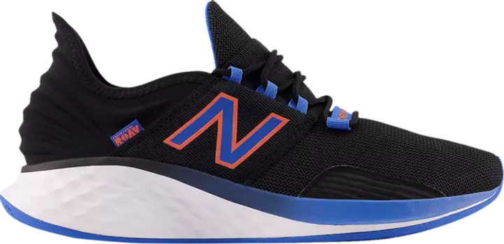 Кроссовки New Balance Fresh Foam Roav 'Black Serene Blue Orange', черный