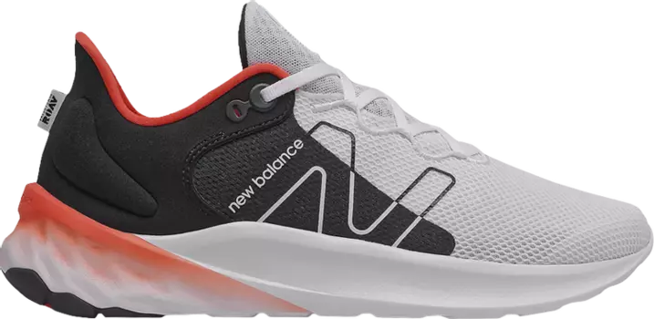 Кроссовки New Balance Fresh Foam Roav v2, черный/белый/оранжевый