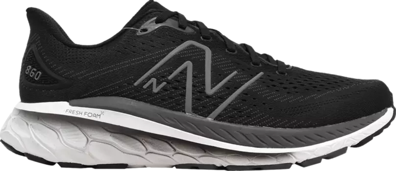 Кроссовки New Balance Fresh Foam X 860v13 4E Wide 'Black Magnet', черный