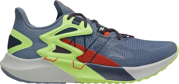 Кроссовки New Balance FuelCell Propel RMX 'Deep Porcelain Blue Lime', синий