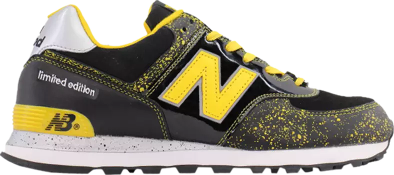 Кроссовки New Balance G-Shock x Kiks Tyo x 574 'Midnight Darkness', черный
