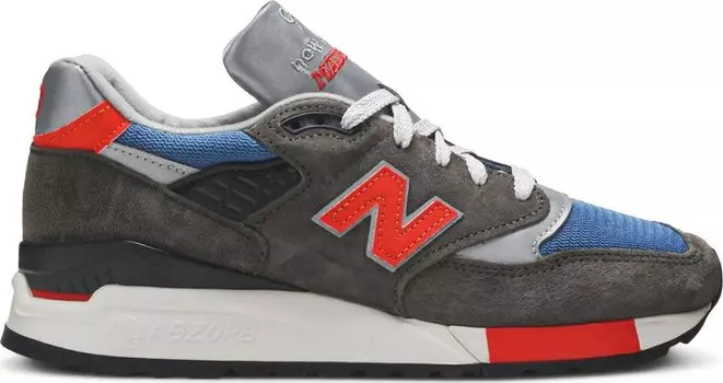 Кроссовки New Balance J Crew 998, темно-серый/красный