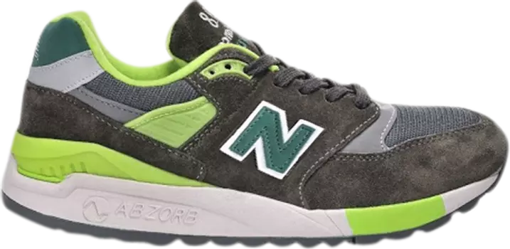 Кроссовки New Balance J. Crew x 998 Made in USA 'Midori Grey', серый