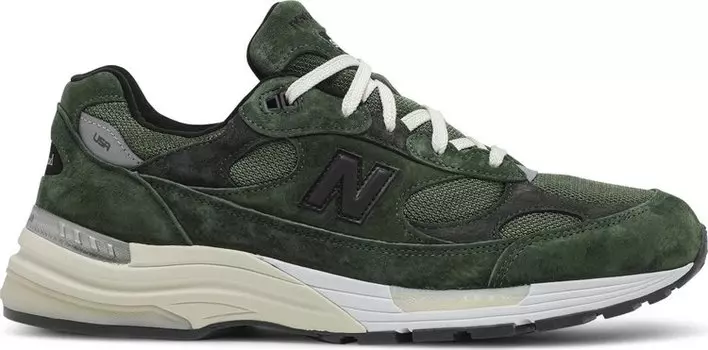 Кроссовки New Balance JJJJound x 992 Made in USA 'Mossy Green', зеленый