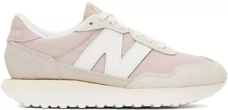 Кроссовки New Balance розово-белые 237