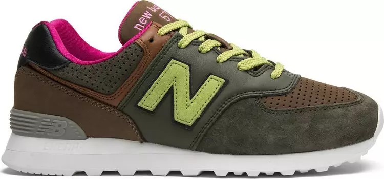 Кроссовки New Balance Sneakersnstuff x 574 'Erik', зеленый