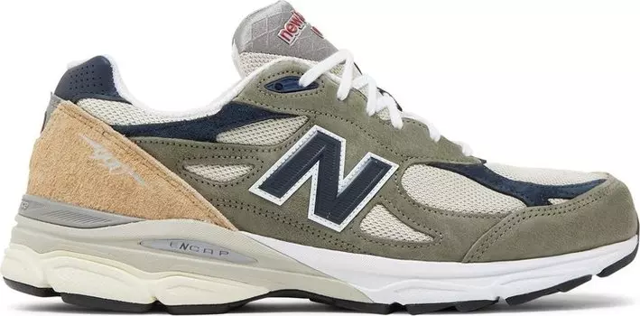Кроссовки New Balance Teddy Santis x 990v3 Made in USA 'Olive', серый