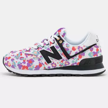 Кроссовки New Balance WL574, белый/фиолетовый