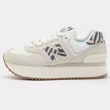 Кроссовки New Balance WL574, бежевый/черный