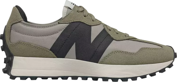 Кроссовки New Balance Wmns 327 'Aluminum Covert Green', зеленый