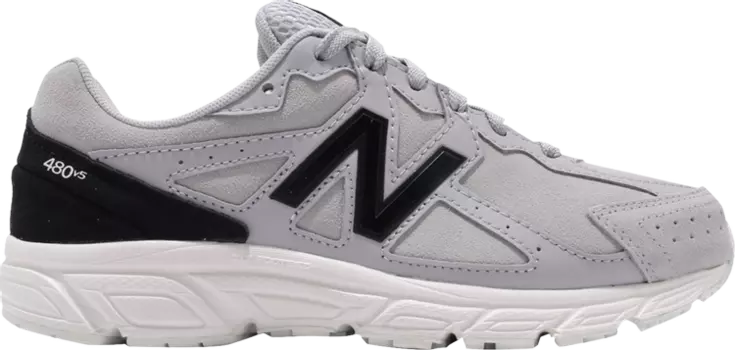 Кроссовки New Balance Wmns 480 XX 4E Wide 'Grey Black White', серый