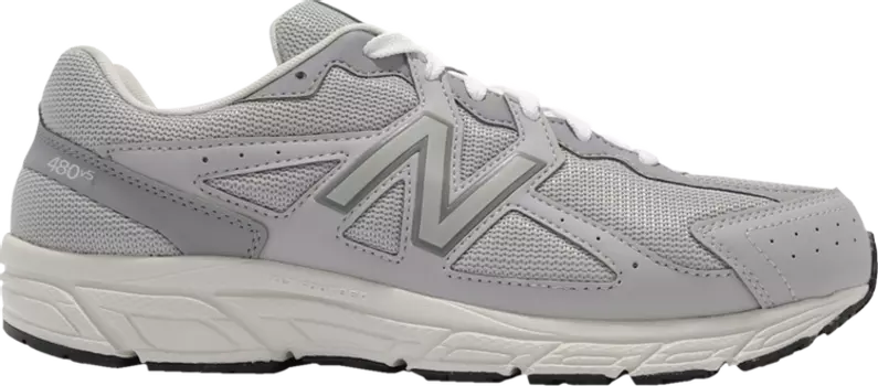Кроссовки New Balance Wmns 480v5 4E Wide 'Grey White', серый