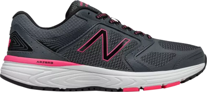 Кроссовки New Balance Wmns 560v7 'Gunmetal Pink', серый