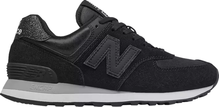 Кроссовки New Balance Wmns 574 'Black', черный