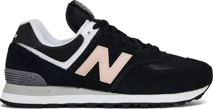 Кроссовки New Balance Wmns 574 'Black Oyster Pink', черный