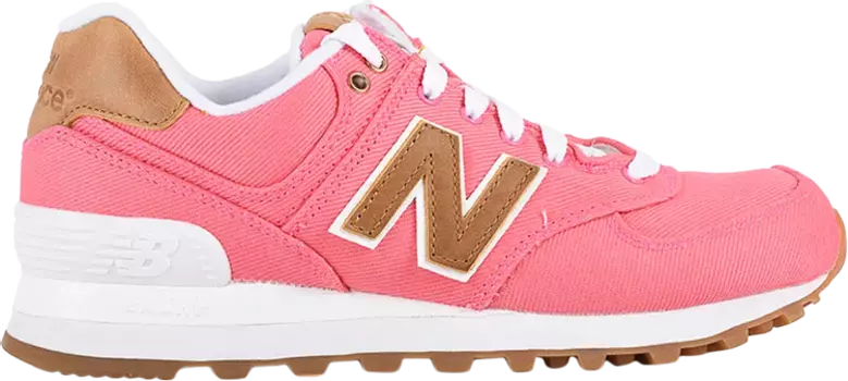 Кроссовки New Balance Wmns 574 'Pink Beewax', розовый