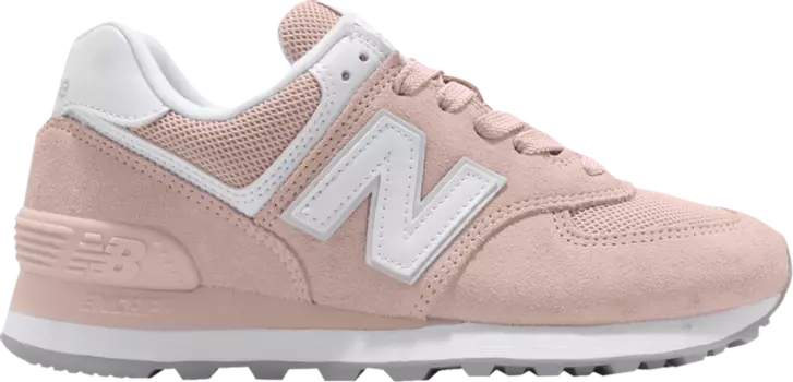 Кроссовки New Balance Wmns 574, розовый/белый