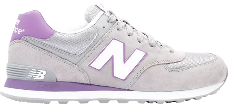 Кроссовки New Balance Wmns 574, серый/сиреневый