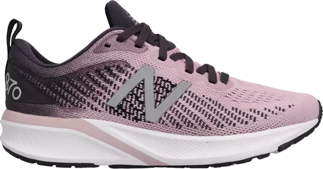 Кроссовки New Balance Wmns 870 Wide 'Pink White', розовый