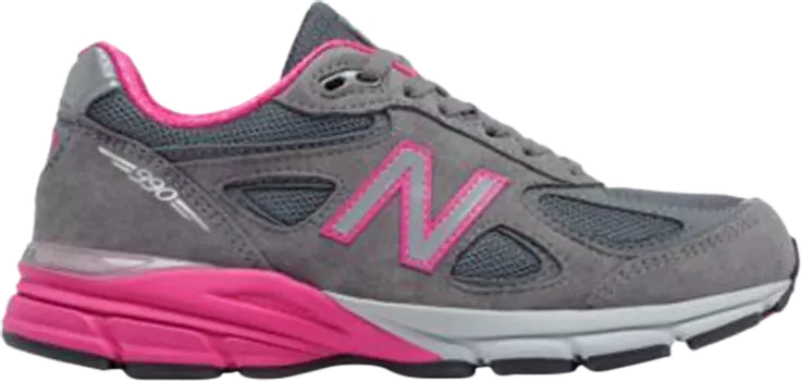 Кроссовки New Balance Wmns 990v4 Made in USA 'Grey Pink', розовый