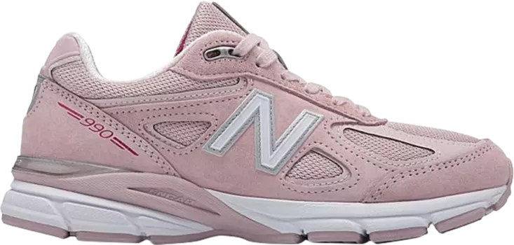 Кроссовки New Balance Wmns 990v4 Made in USA, розовый/серый